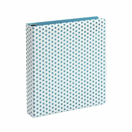 OXFORD Punch Pop Binder, 1.5in. Round Rings, Holds 350 Sheets, Teal 42653
